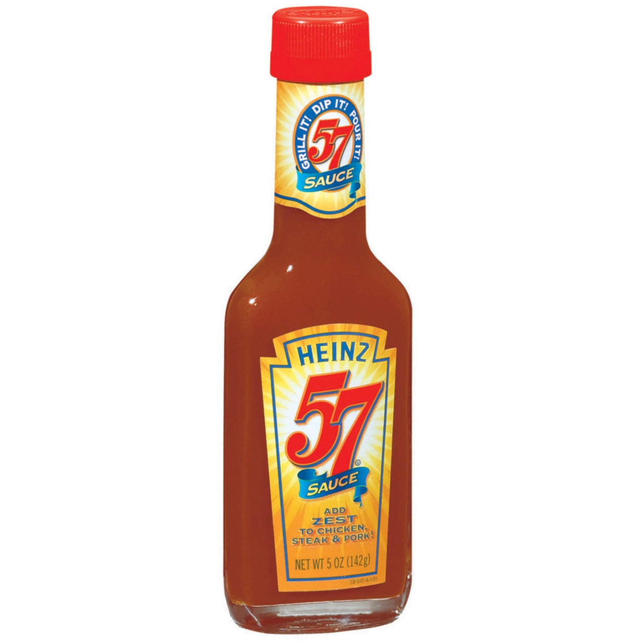 Heinz 57 Steak Sauce 5 oz (Pack of 2) (Adds zest to Steak, Chicken & Pork!)