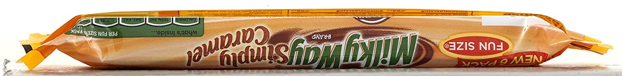 MILKY WAY Simply Caramel Milk Chocolate Fun Size Candy Bar, 4.42 Ounce