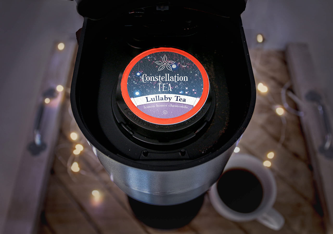 Constellation Tea Lemon Honey Chamomile Lullaby Tea Pods Compatible with K Cup Brewers Including 2.0, 40 Count