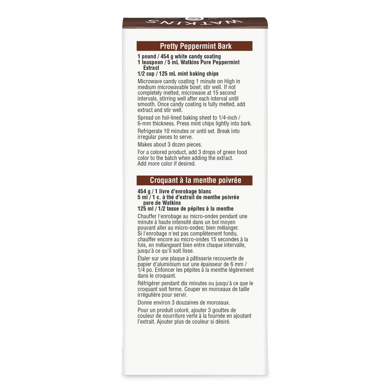 Watkins Pure Peppermint Extract, 2 oz. Bottles, Pack of 6 (Packaging May Vary)