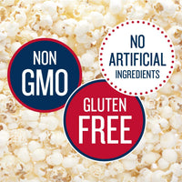 SkinnyPop Butter Popcorn, Gluten Free, Non-GMO, Healthy Popcorn Snacks, Easter Snacks, Skinny Pop, 4.4oz Grocery Size Bag