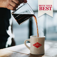 Red Diamond Ground Coffee, Dark European Roast, Premium Arabica Beans, Bold & Smooth Flavor, 11 Ounce Resealable Bag
