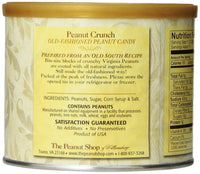 The Peanut Shop of Williamsburg Peanut Crunch, 10.5 oz Tin