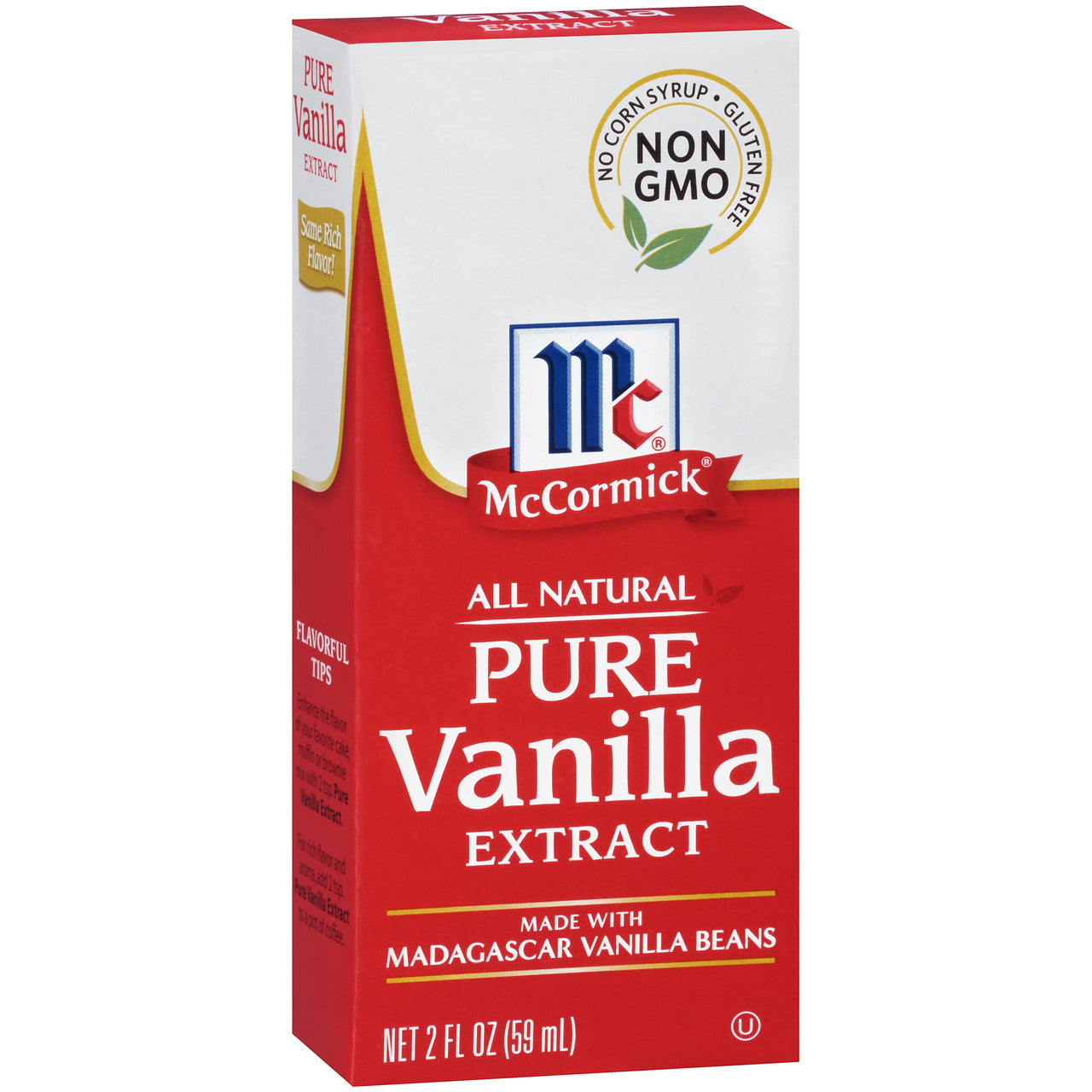 McCormick All Natural Pure Vanilla Extract, 2 fl oz