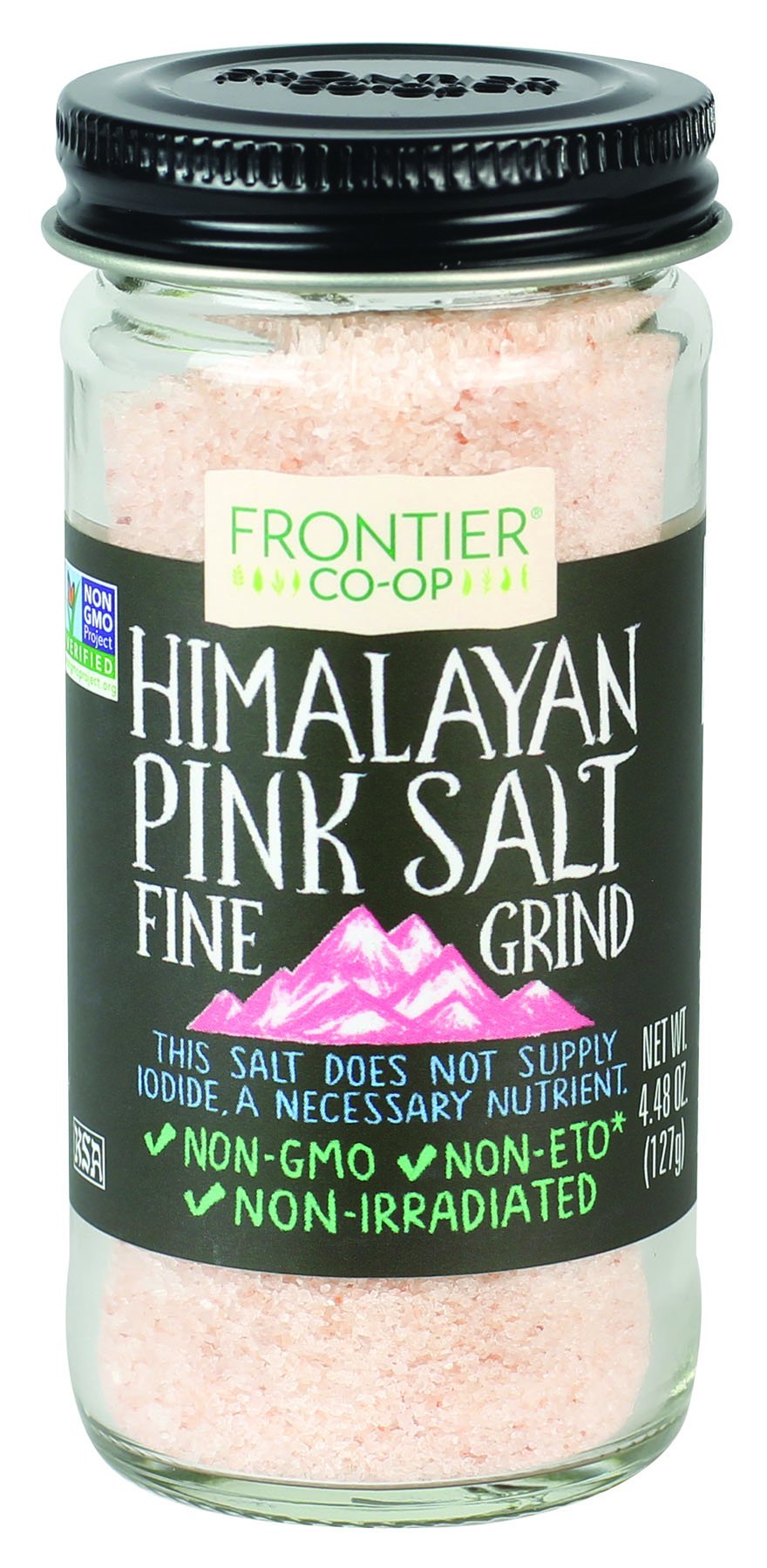 Frontier Co-op Pink Himalayan Salt, 4.48 Ounce