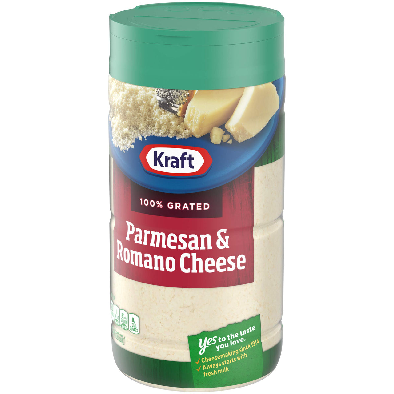 Kraft Parmesan & Romano Grated Cheese (8 oz Shaker)