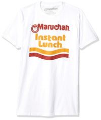 Maruchan Men's  Standard Ramen Noodle Instant Lunch Logo T-Shirt, White, 3X