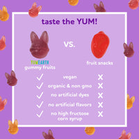 YumEarth Spring Fruit Gummy Snack Packs, 10 Count - Allergy Friendly, Non GMO, Gluten Free, Vegan