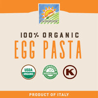 Bionaturae Pappardelle Pasta Noodles - Durum Semolina Pasta, Kosher, High Protein, Non-GMO, USDA Certified, Durum Semolina Pappardelle, Pappardelle Noodles Organic, Crafted in Italy - 8.8 Oz