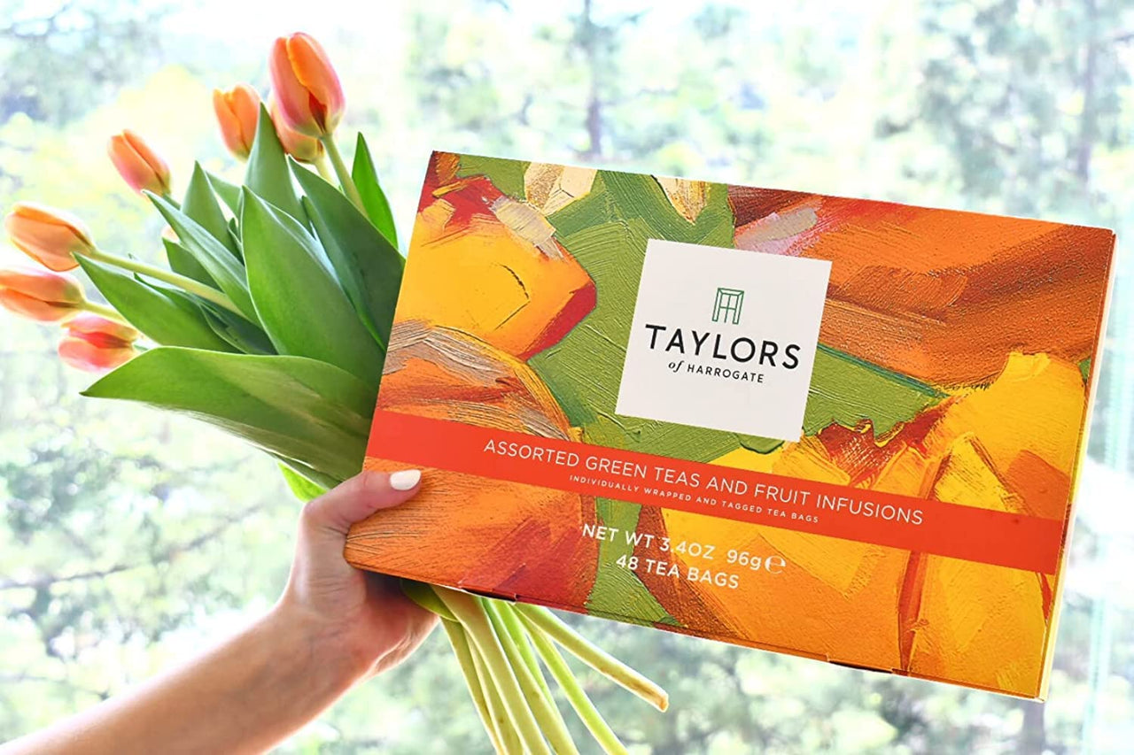 Taylors of Harrogate Green Tea & Herbal Infusions Variety Box, 48 Count