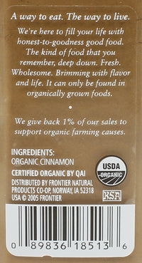 Simply Organic Cinnamon Ground Certified Organic, 2.45-Ounce Container