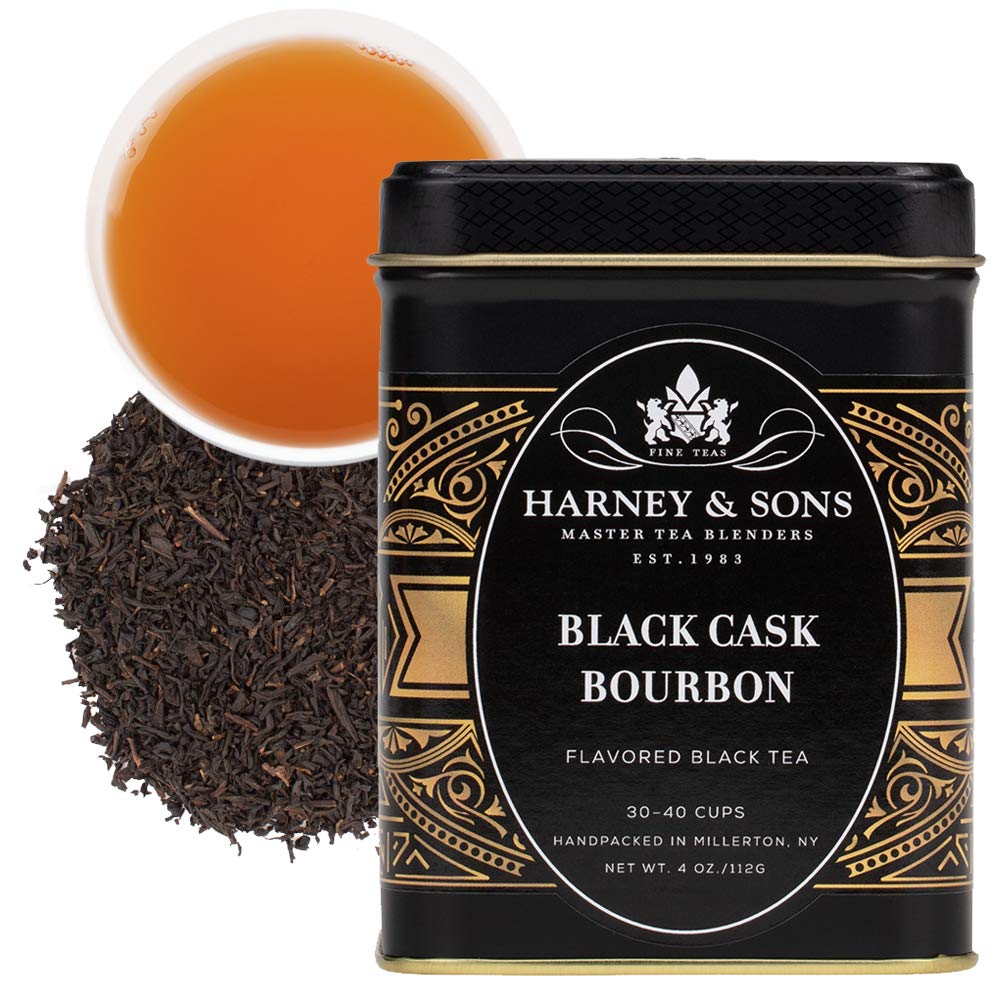 Harney & Sons Black Cask Bourbon 4 ounce loose tea in tin