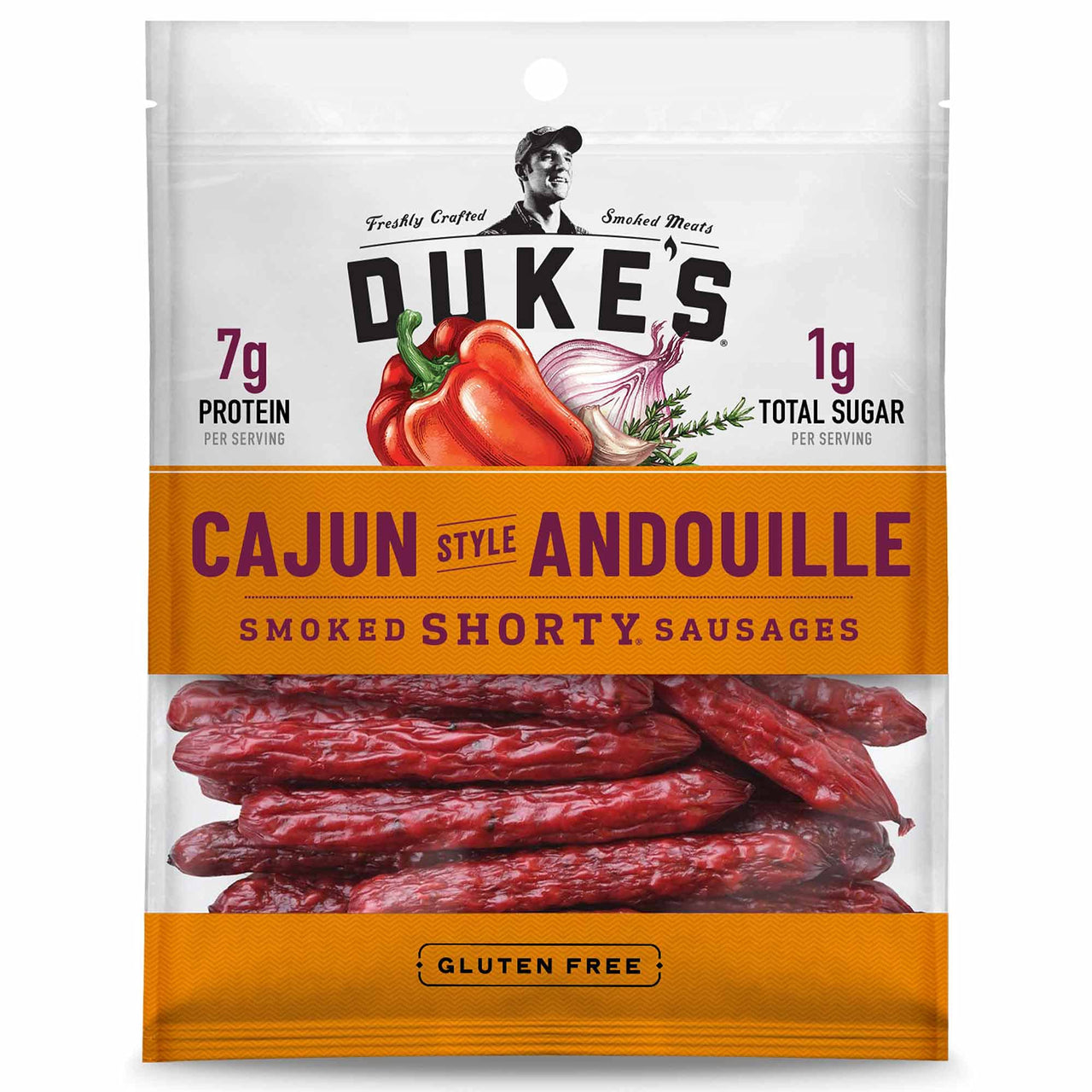 Duke's  Cajun Andouille Pork Sausages, 5 oz