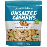 Nature's  Eats Cashews Roasted No Salt, 7 Oz
