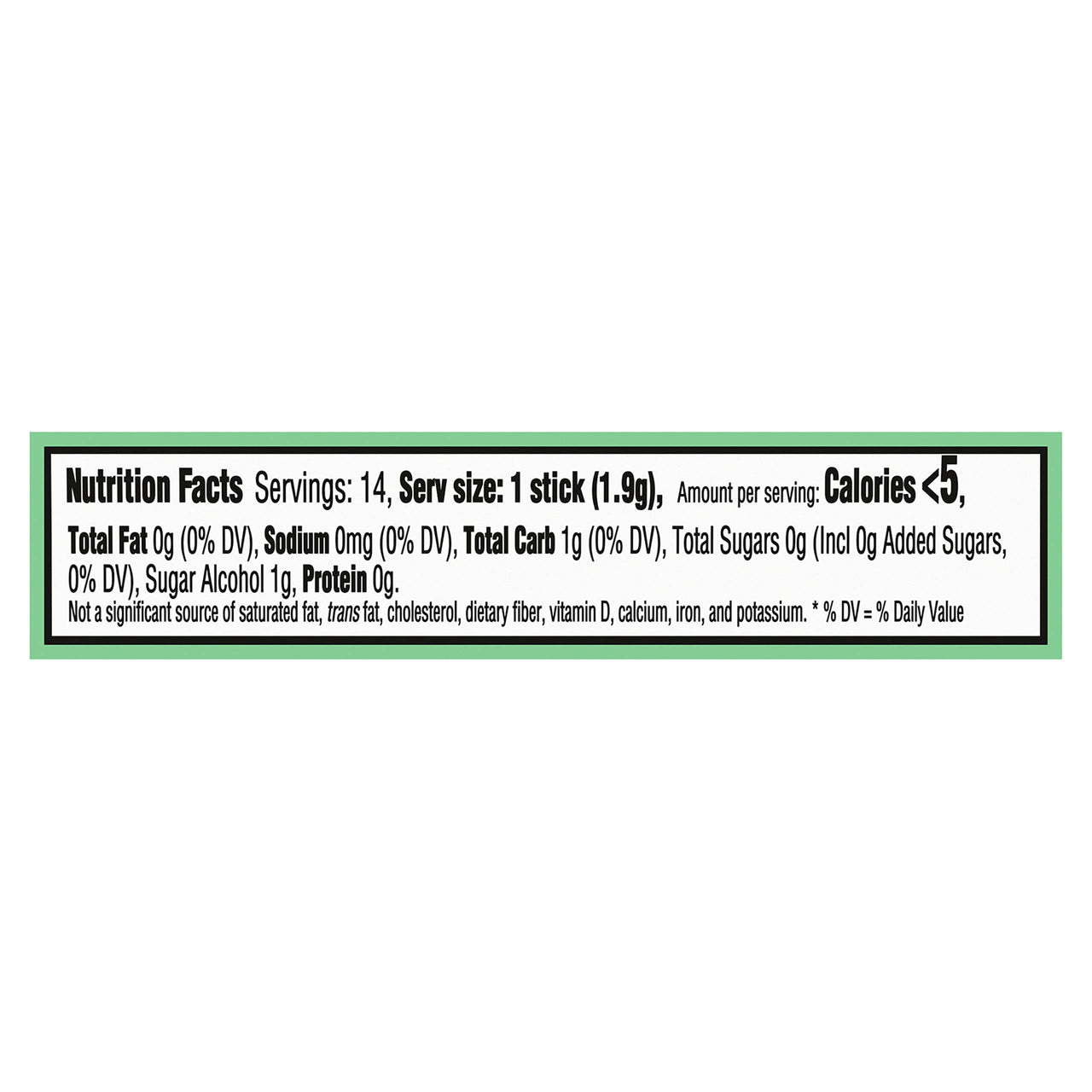 Trident Purely Spearmint Sugar Free Gum, 12 Packs of 14 Pieces (168 Total Pieces)