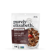 Purely Elizabeth, Chocolate Sea Salt, Ancient Grain Granola with Probiotics, Gluten-Free, Non-GMO (8oz Bag)