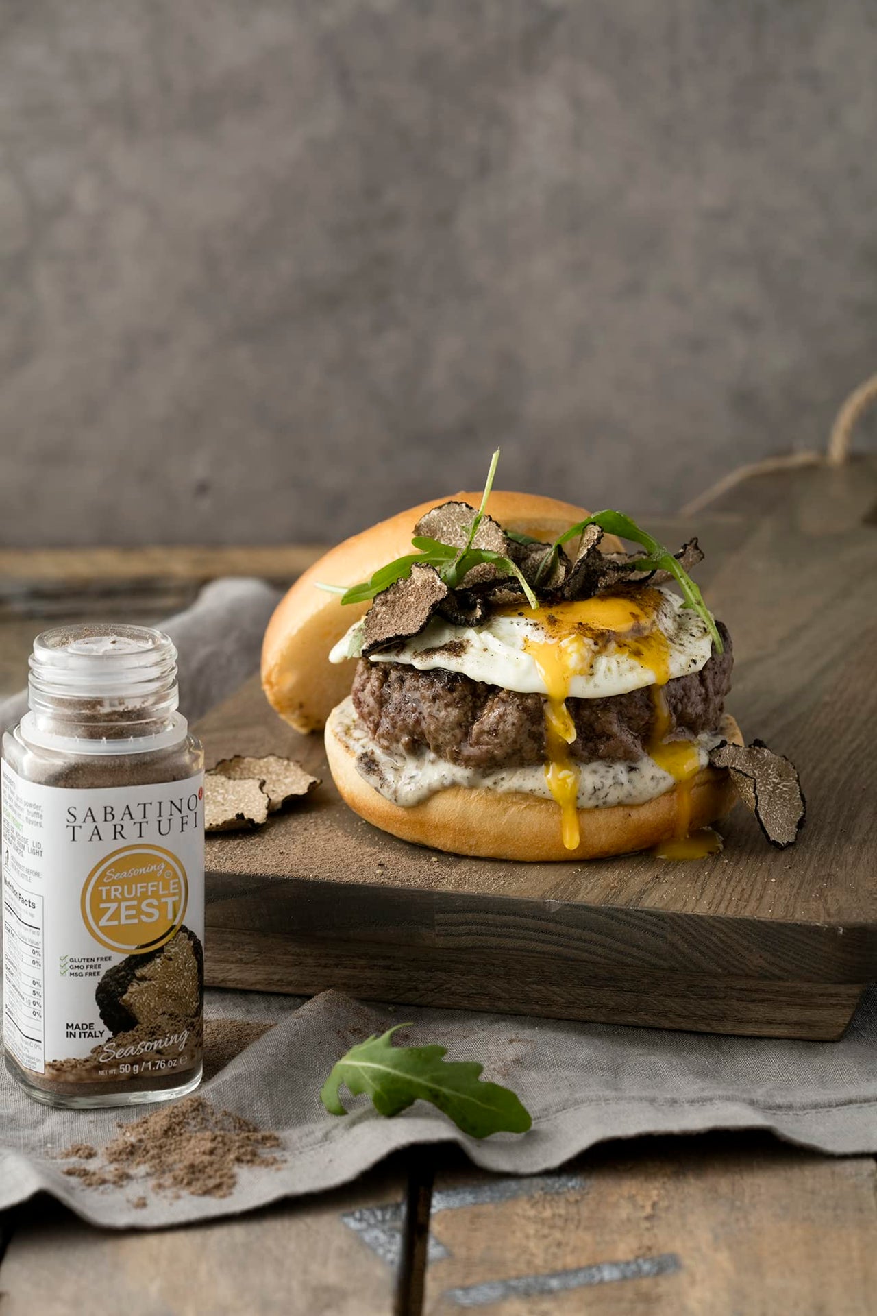 Sabatino Tartufi Truffle Zest Seasoning, The Original All Purpose Gourmet Truffle Powder, Plant Based, Vegan and Vegetarian Friendly, Low Carb, 1.76 oz