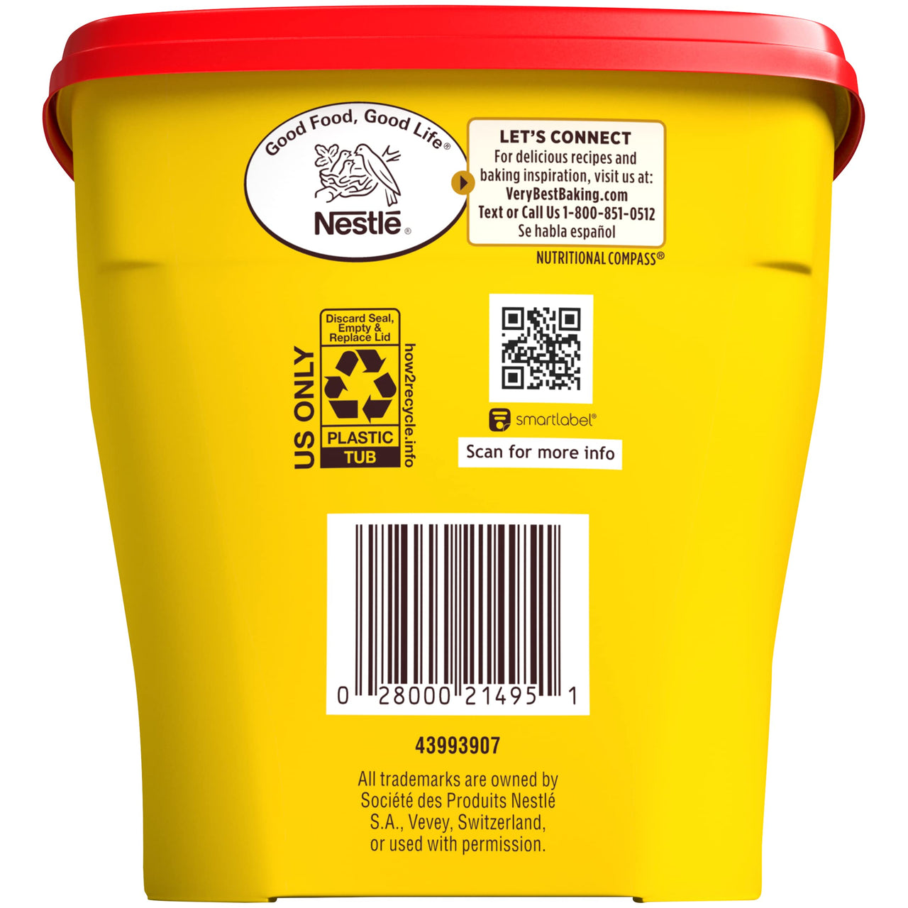 NESTLE TOLL HOUSE Cocoa 8 oz. Tub
