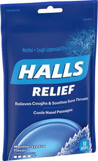 Halls Menthlyptus Dr Size 30ct Halls Menthylyptus Drops 30ct