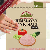 Himalayan Chef Pink Salt Fine, 2 Pounds (Pack of 1)
