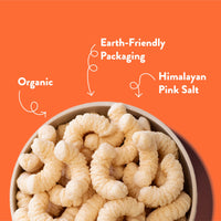 LesserEvil No Cheese Cheesiness Organic Paleo Puffs, Grain Free, Vegan, Minimally Processed, No Vegetable Oil, 1 Oz, Pack of 12