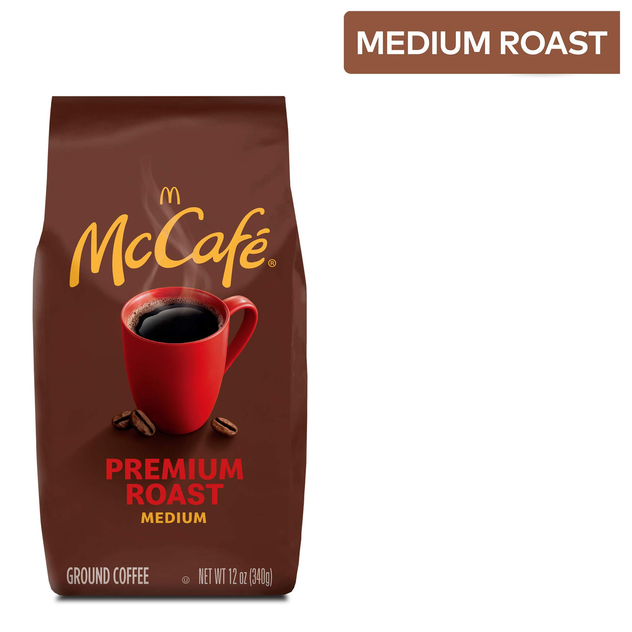 McCafe Medium Roast Ground Coffee, Premium Roast 12 Ounce