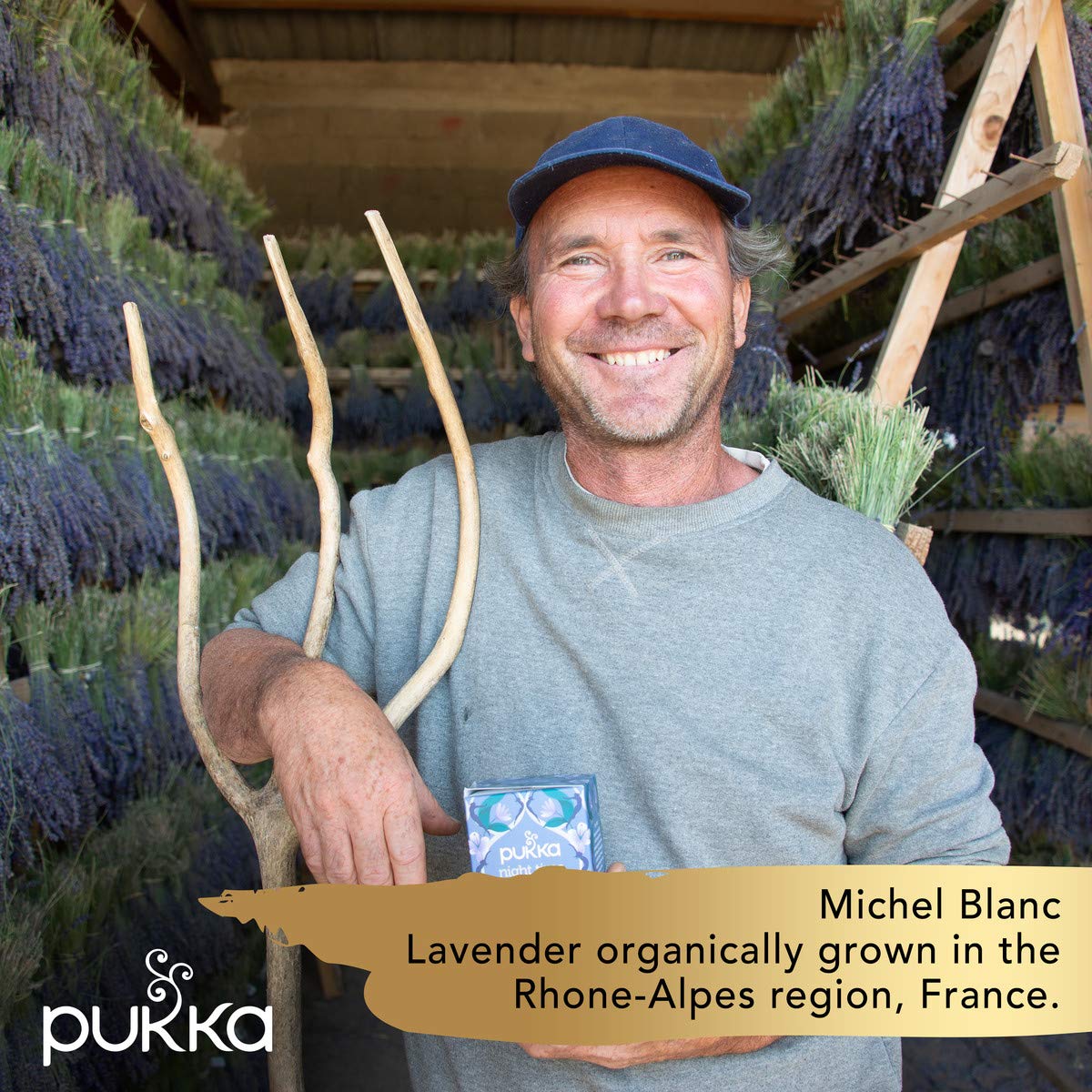 Pukka Organic Tea Bags Gift Set, Relax Selection Box Herbal Tea, 45 Tea Bags