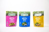 Rhythm Superfoods Crunchy Broccoli Bites, Salted, Organic & Non-GMO, 1.4 Oz (Pack Of 4), Vegan/Gluten-Free Vegetable Superfood Snacks