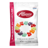 Albanese World's  Best Mini Gummi Butterflies, 7.5oz Bag of Candy (Pack of 12), Great Easter Basket Stuffers
