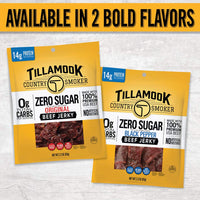 Tillamook Country Smoker Keto Friendly Zero Sugar Beef Jerky, Original, 6.5 Ounce