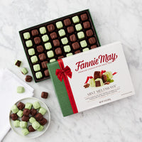 Fannie May, Milk Chocolate Candy, Mint Meltaways, 14 oz Gift Box