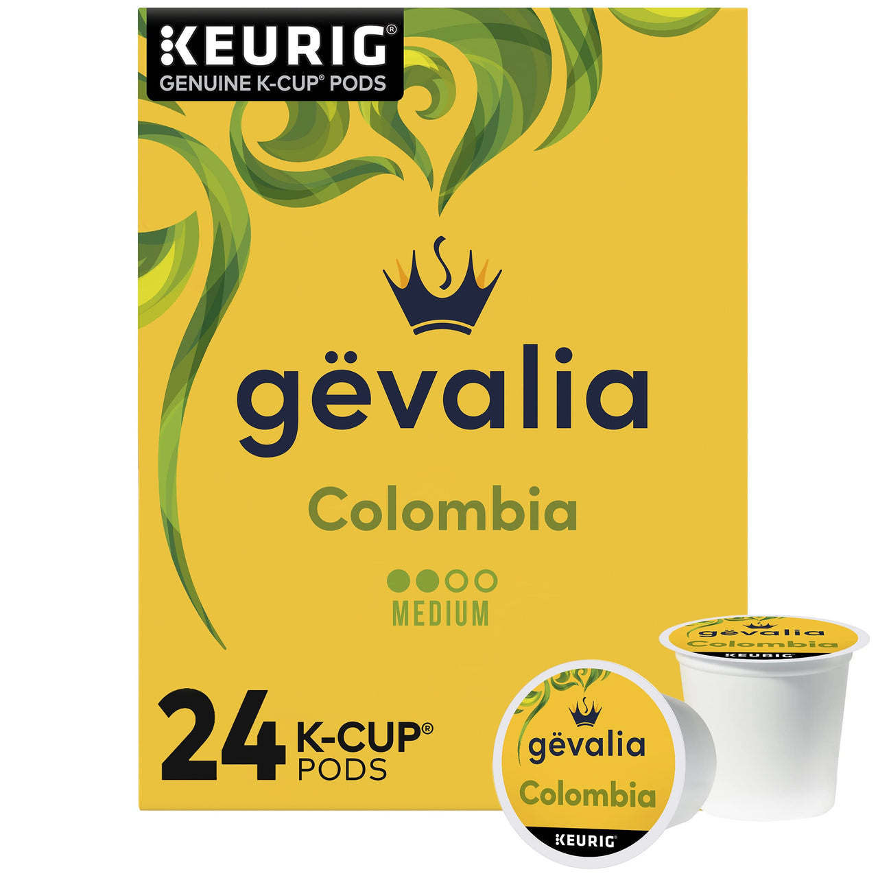 Gevalia Colombian K Cup Coffee Pod (24 Pods)