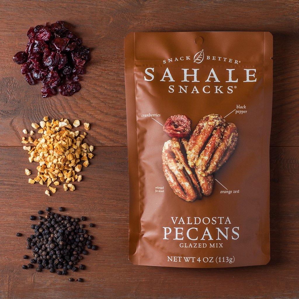 Sahale Snacks Valdosta Pecans Glazed Mix, 4 Ounces (Pack of 6)