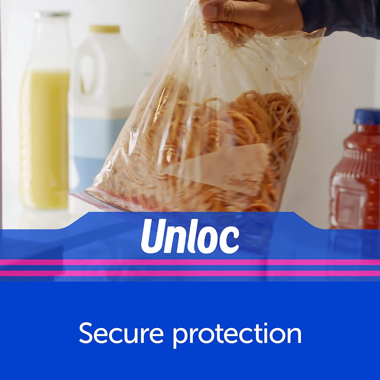 Ziploc Gallon Food Storage Bags, Grip 'n Seal Technology for Easier Grip, Open, and Close, 38 Count