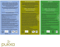 Pukka Organic Tea Bags, Digestion Organic Tea Bundle Herbal Tea with Three Mint, Three Ginger & Detox, 20 Count (Pack of 3)