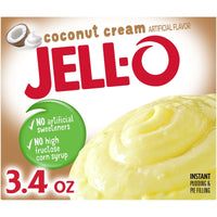 Jell-O Cook and Serve Coconut Cream Pudding, 3.4 oz Box
