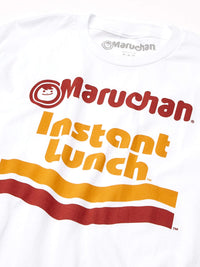 Maruchan Men's  Standard Ramen Noodle Instant Lunch Logo T-Shirt, White, 3X