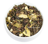Almond Chocolate, Loose Leaf Green Tea - Caffeinated, Hot & Iced | bulk 8oz, 80-100 cups | The Spice Hut, First Sip of Tea
