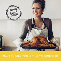 Fire & Flavor Lemon Pepper Turkey Perfect Brine - Turkey Brine Kit with Bag for Roasting, Grilling, Smoking, and Frying - Brining Seasonings for Cooking and Turkey Brine Bag - Turkey Brine and Rub Kit