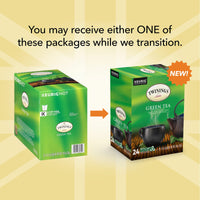 Twinings Green Tea K-Cup Pods for Keurig, Caffeinated Pure Green Tea, Smooth Flavour, Enticing Aroma, 24 Count (Pack of 1)