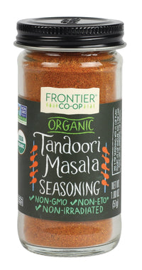 Frontier Co-op Tandoori Masala Organic Seasoning, Original Version, 1.8 Oz