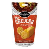 Mrs. Cubbison's  Cheese Crisps - 100% Real Cheese, Keto Friendly, Great for Snacking and Salad Topper - Cheddar Flavor, 1.98 Ounce (Pack of 1)