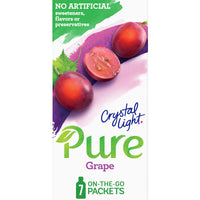 Crystal Light Pure Grape Drink Mix (7 On-The-Go Packets)