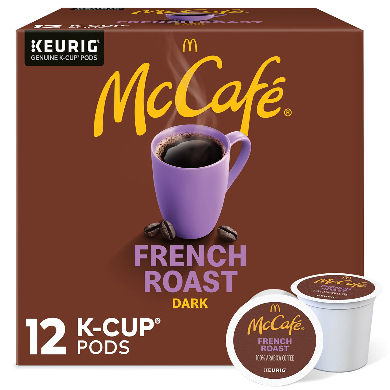 McCafe French Roast Keurig K Cup Coffee Pods (12 Count)