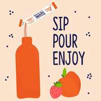 Welch's  Singles To Go Water Drink Mix - Powder Sticks, Strawberry Peach, 0.48 Ounce (Pack of 12)