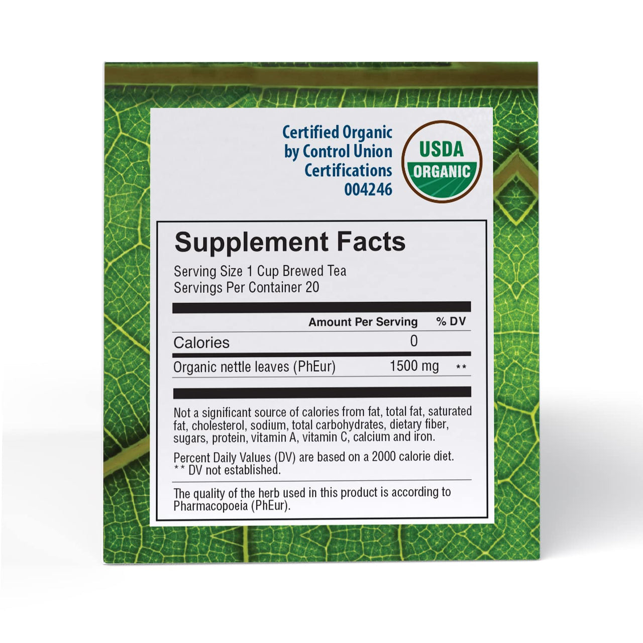 Good Nature Organic Nettle Tea, 1.058 Ounce