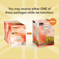 Twinings Pure Rooibos Herbal Tea K-Cup Pods for Keurig, 24 Count (Pack of 1)