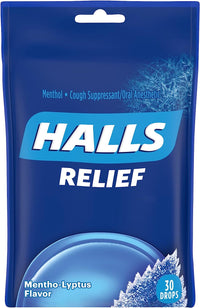 Halls Menthlyptus Dr Size 30ct Halls Menthylyptus Drops 30ct