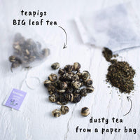 Teapigs Jasmine Pearls Tea Bags Made with Whole Leaves(1 Pack of 50 Tea Bags)