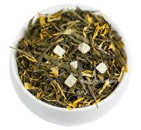 Sweet Pineapple, Loose Leaf Green Tea - Caffeinated, Antioxidants, Hot & Iced | bulk 8oz, 80-100 cups | The Spice Hut, First Sip of Tea